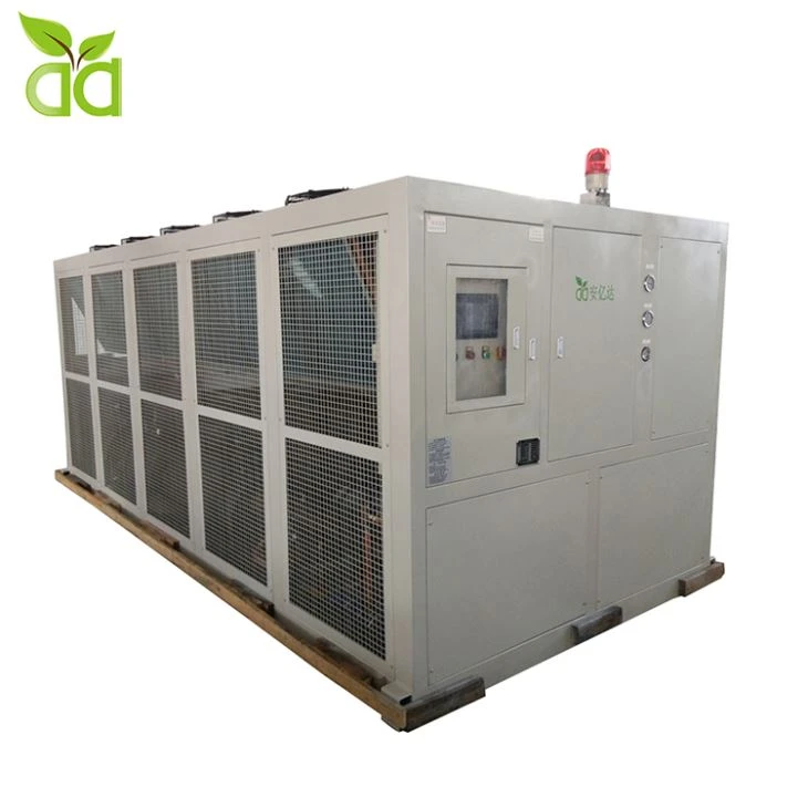 120 Ton 150 HP 450 Kw Kutu Tipi Hava Soğutmalı Vidalı Su Soğutma Cihazı